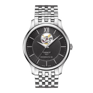 Tissot Tradition Powermatic 80 Open Heart Men's Watch-T063.907.11.058.00