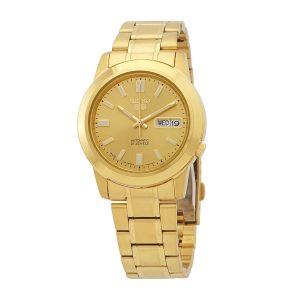 Seiko 5 Automatic Gold Men's Watch SNKK20J1
