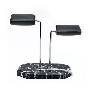 Double Watch Stand Black