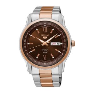 Seiko 5 Automatic Brown Dial Men's Watch SNKP18J1