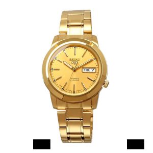 Seiko 5 Automatic Men's Gold Watch SNKE56J1